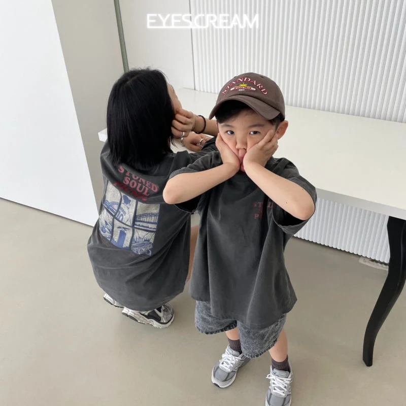 Eyescream - Korean Children Fashion - #childofig - Cartoon Pigment Tee with Mom - 5