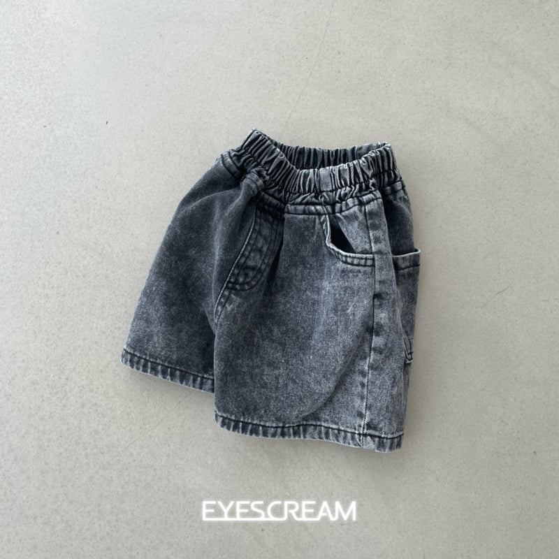 Eyescream - Korean Children Fashion - #childofig - Bunny Stone Denim Shorts - 2