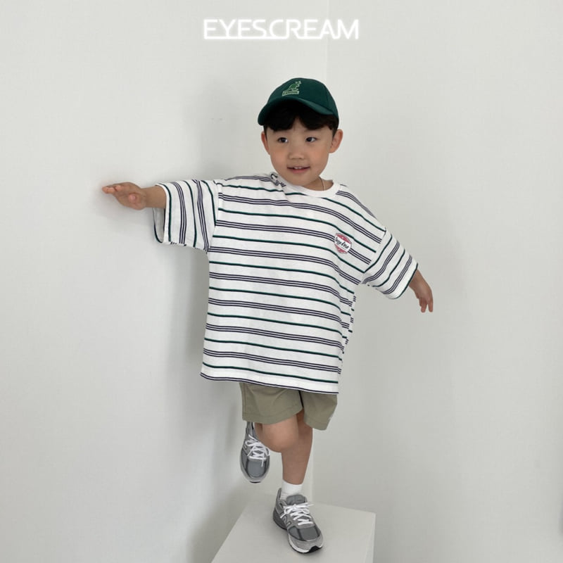 Eyescream - Korean Children Fashion - #childofig - Espresso Stripe Tee - 10