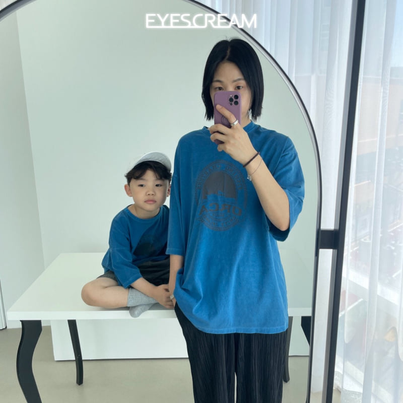 Eyescream - Korean Children Fashion - #childrensboutique - Orca Pigment Tee with Mom - 7