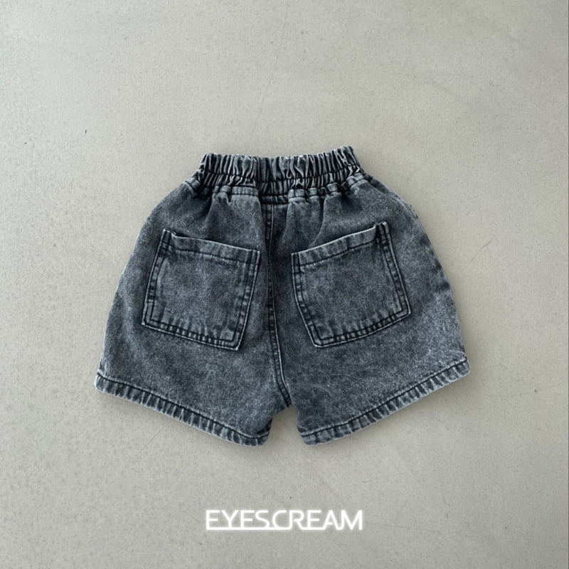 Eyescream - Korean Children Fashion - #childrensboutique - Bunny Stone Denim Shorts - 3