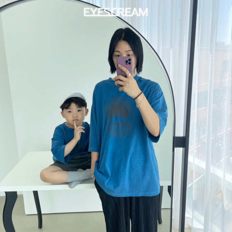 Eyescream - Korean Children Fashion - #designkidswear - Orca Pigment Tee with Mom - 8