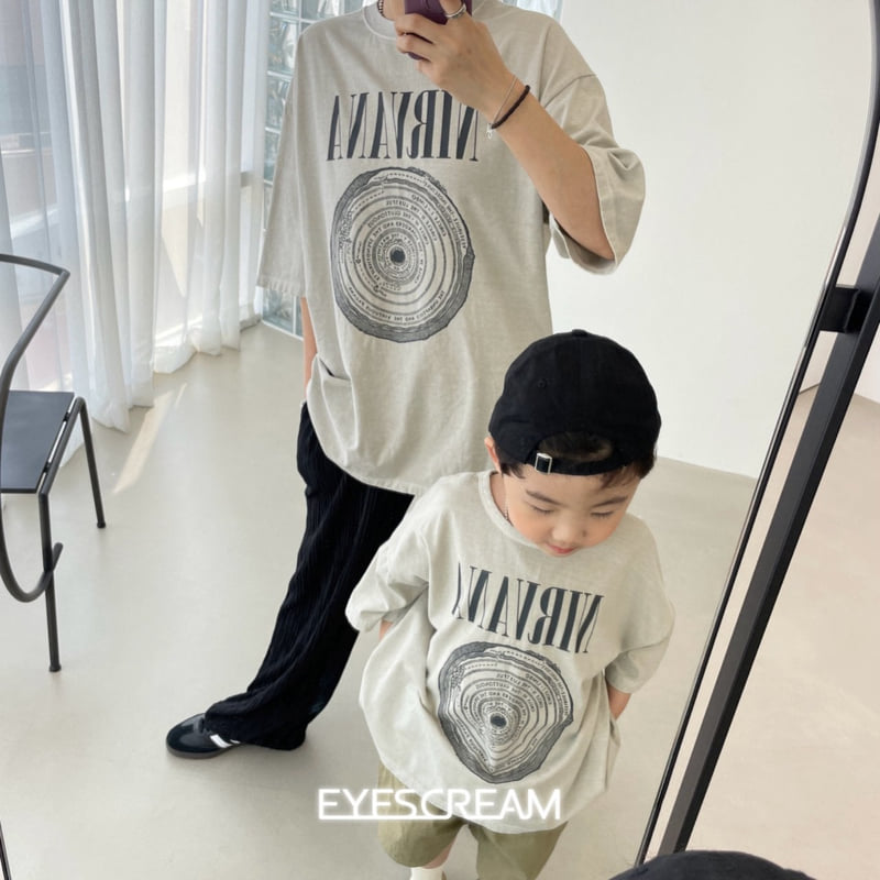 Eyescream - Korean Children Fashion - #designkidswear - Nervana Pigment Tee with Mom - 3