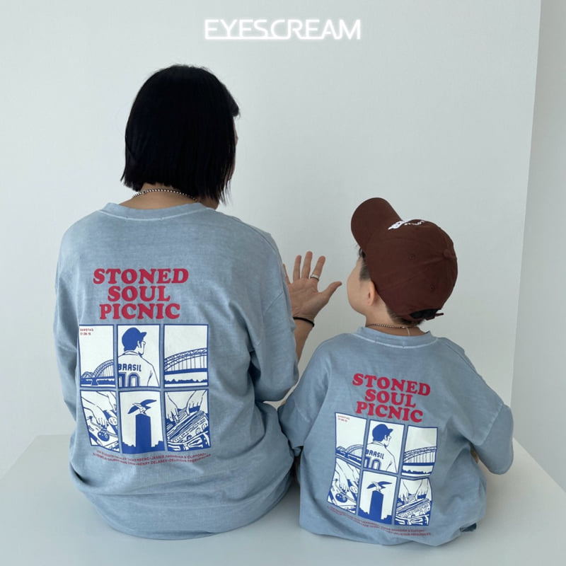 Eyescream - Korean Children Fashion - #discoveringself - Cartoon Pigment Tee with Mom - 8