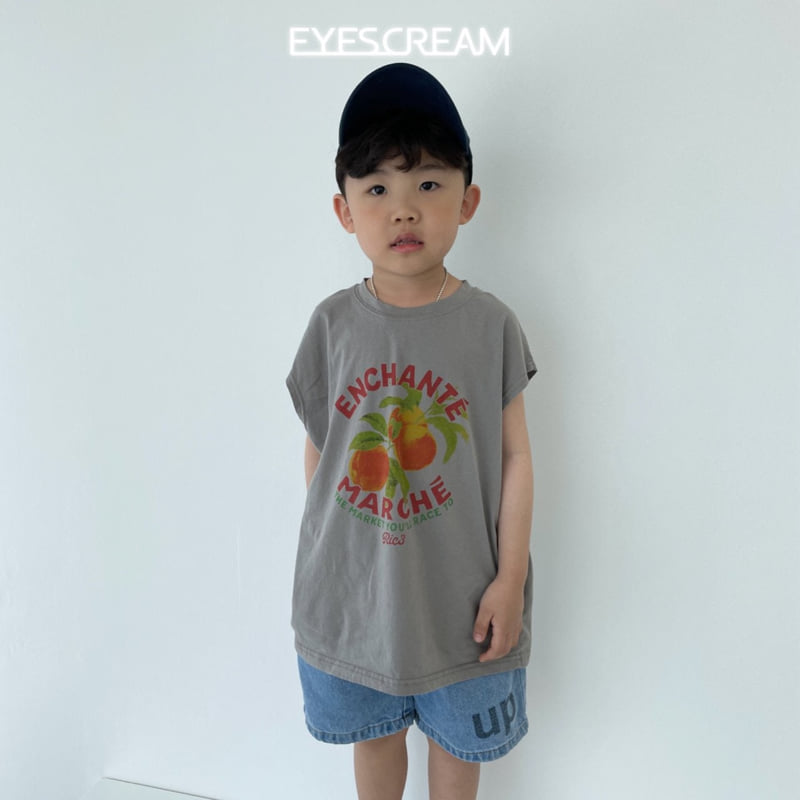 Eyescream - Korean Children Fashion - #discoveringself - Peach Sleeveless Tee - 6