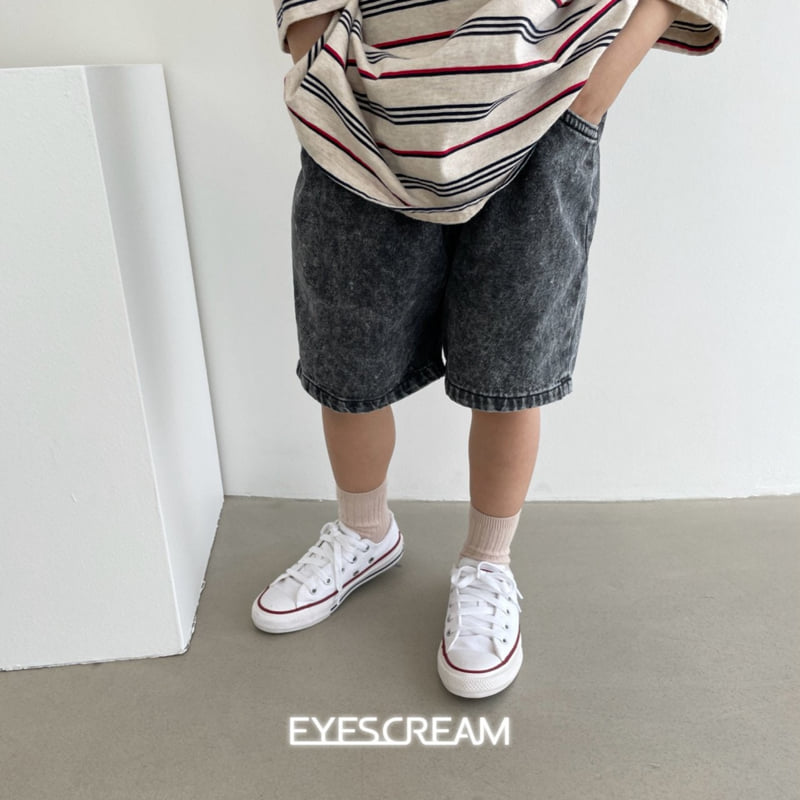 Eyescream - Korean Children Fashion - #discoveringself - Bunny Stone Denim Shorts - 5