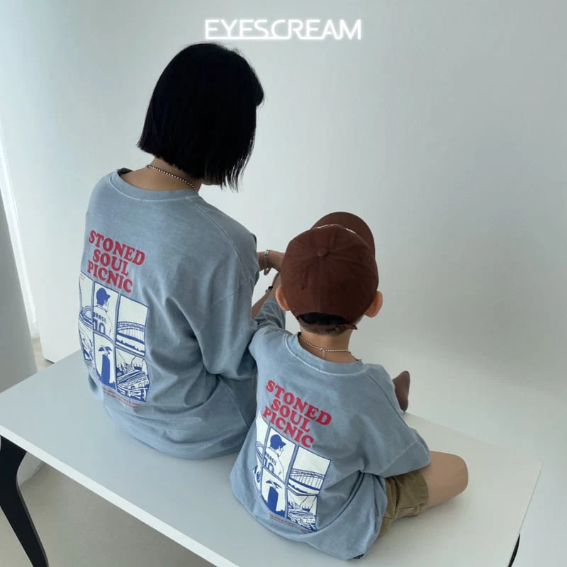 Eyescream - Korean Children Fashion - #fashionkids - Cartoon Pigment Tee with Mom - 9