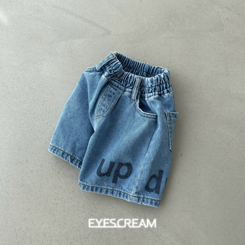 Eyescream - Korean Children Fashion - #fashionkids - Up Down Denim Shorts