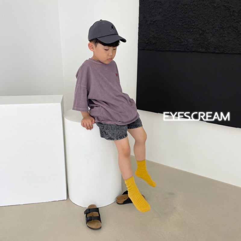 Eyescream - Korean Children Fashion - #kidsshorts - Hardrock Pigment Tee with Mom - 5