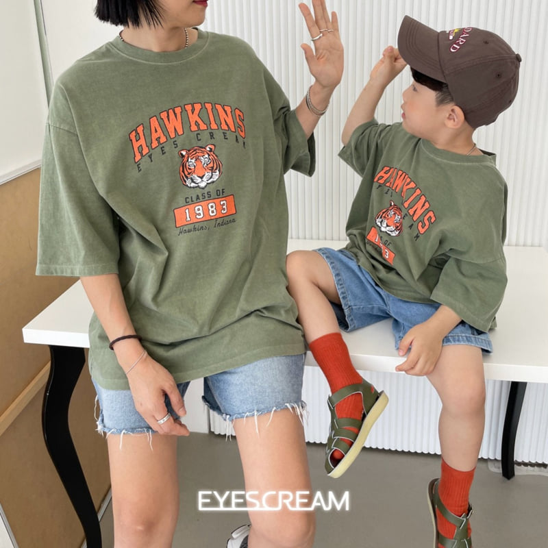 Eyescream - Korean Children Fashion - #fashionkids - Tiger Pigment Tee with Mom - 4