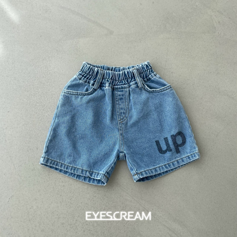 Eyescream - Korean Children Fashion - #kidsshorts - Up Down Denim Shorts - 2