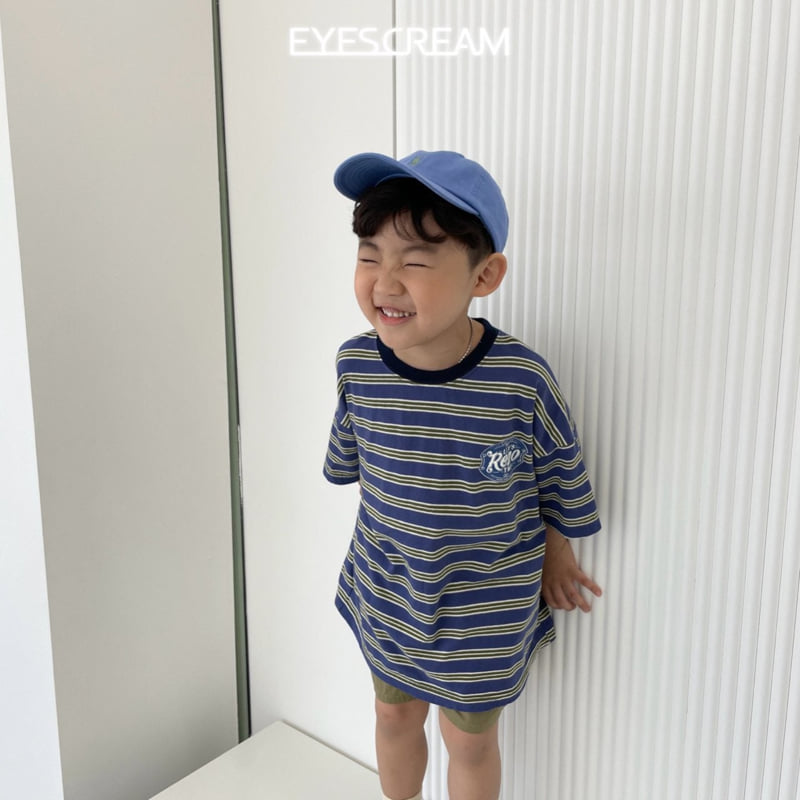 Eyescream - Korean Children Fashion - #kidsshorts - Lenno Stripe Tee