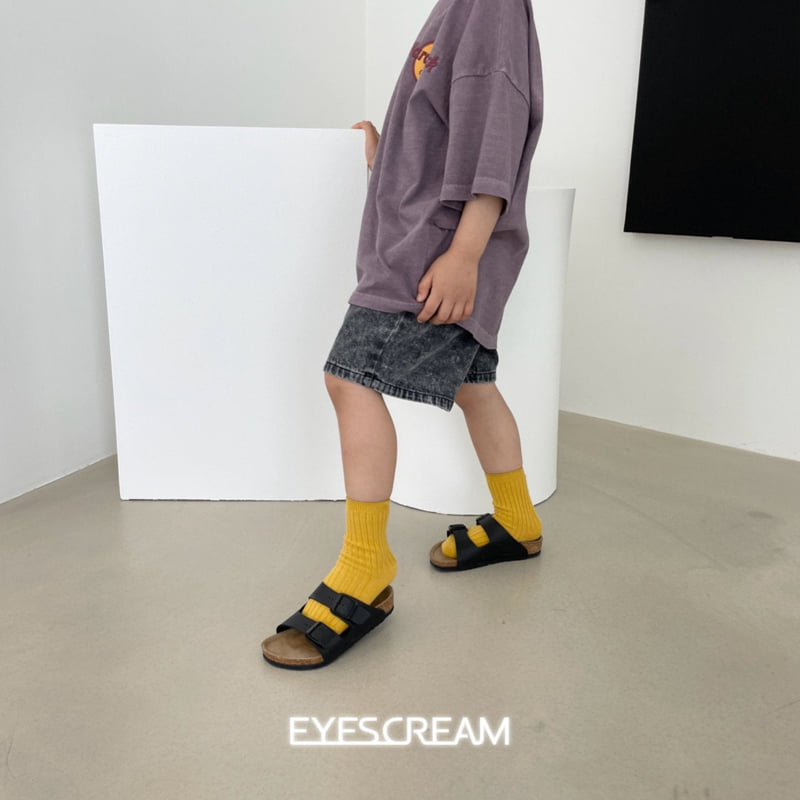 Eyescream - Korean Children Fashion - #kidzfashiontrend - Bunny Stone Denim Shorts - 9