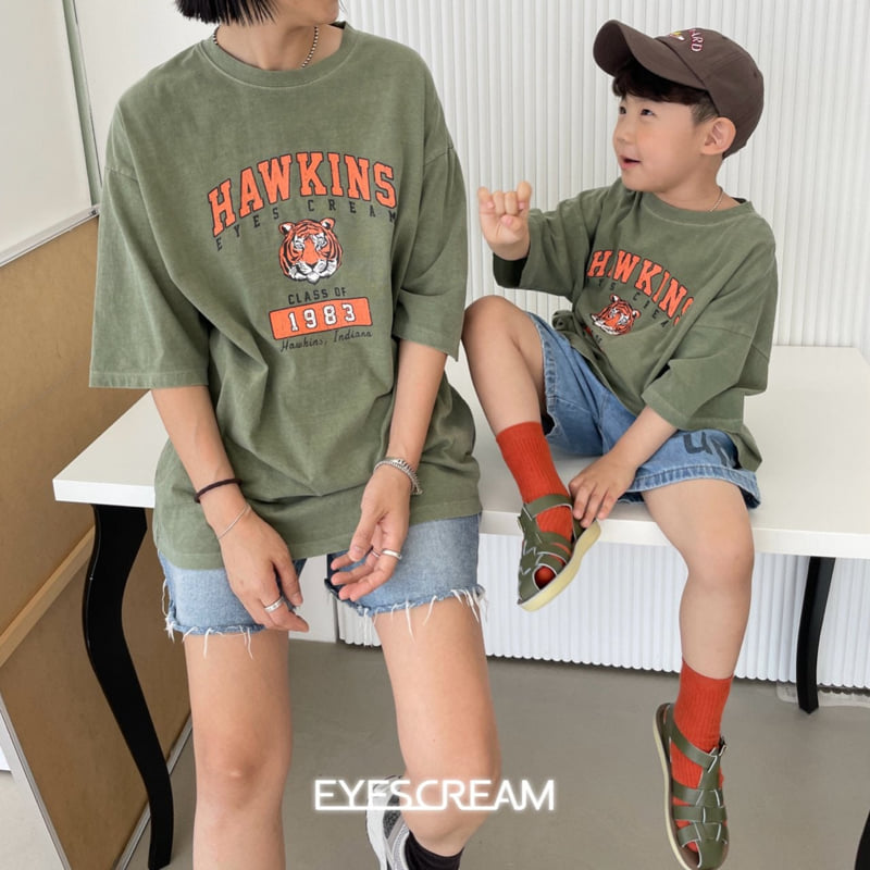 Eyescream - Korean Children Fashion - #kidzfashiontrend - Tiger Pigment Tee with Mom - 6