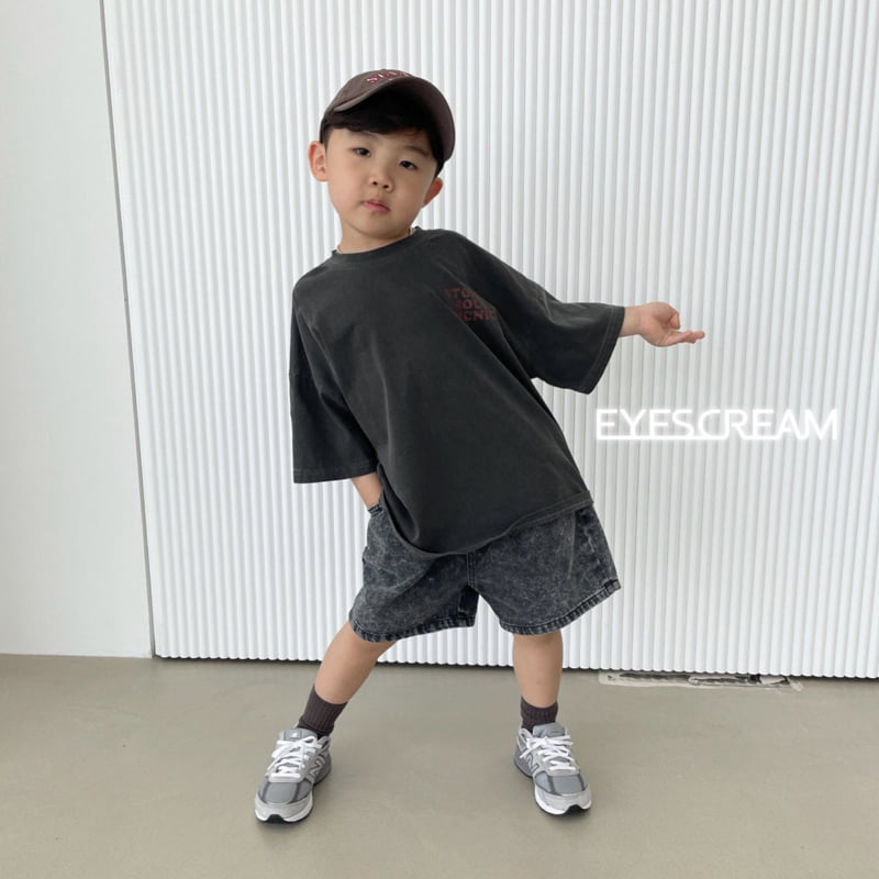 Eyescream - Korean Children Fashion - #littlefashionista - Bunny Stone Denim Shorts - 11