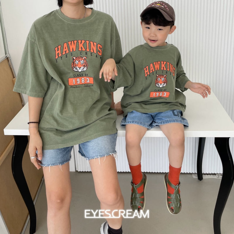 Eyescream - Korean Children Fashion - #littlefashionista - Tiger Pigment Tee with Mom - 8