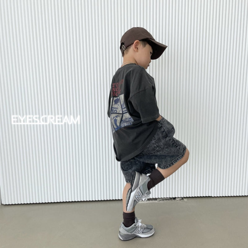 Eyescream - Korean Children Fashion - #magicofchildhood - Bunny Stone Denim Shorts - 12