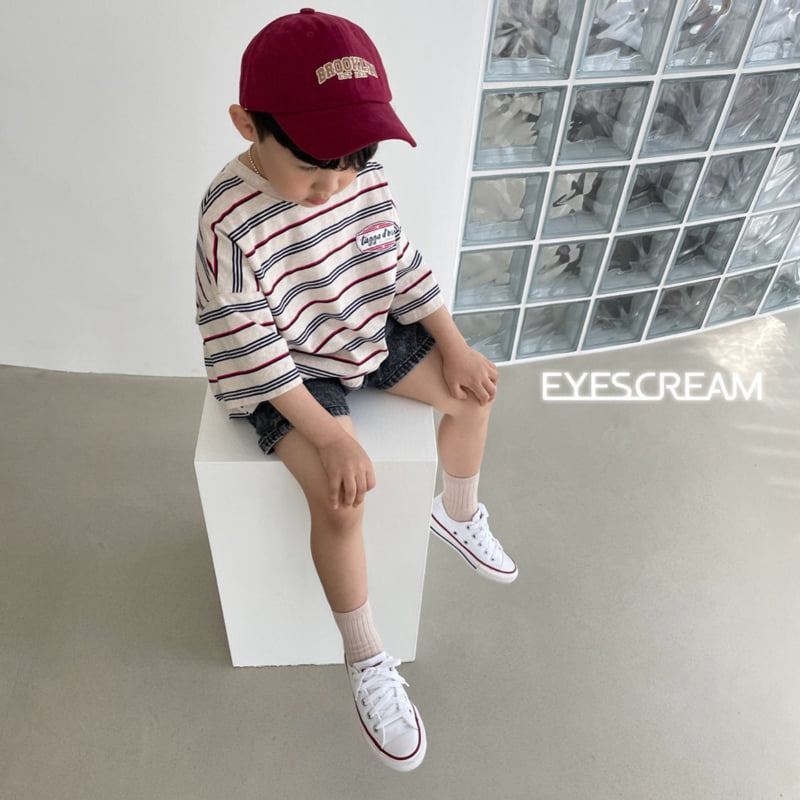 Eyescream - Korean Children Fashion - #littlefashionista - Espresso Stripe Tee - 4