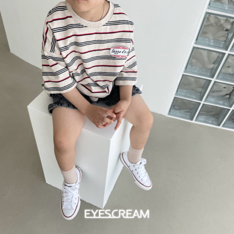 Eyescream - Korean Children Fashion - #minifashionista - Espresso Stripe Tee - 5