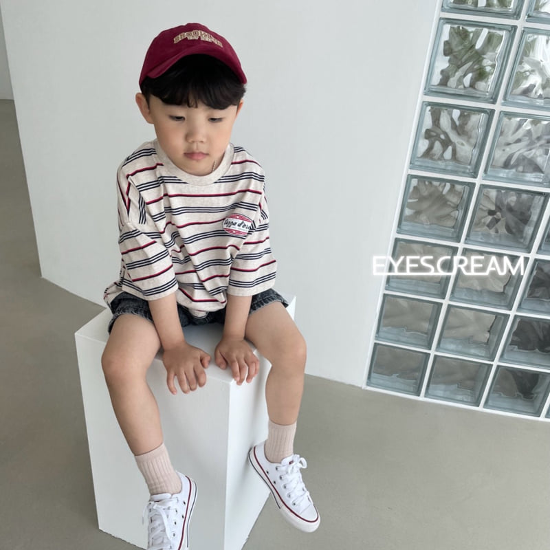 Eyescream - Korean Children Fashion - #prettylittlegirls - Espresso Stripe Tee - 6