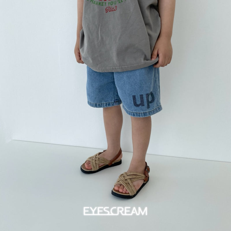 Eyescream - Korean Children Fashion - #todddlerfashion - Up Down Denim Shorts - 10