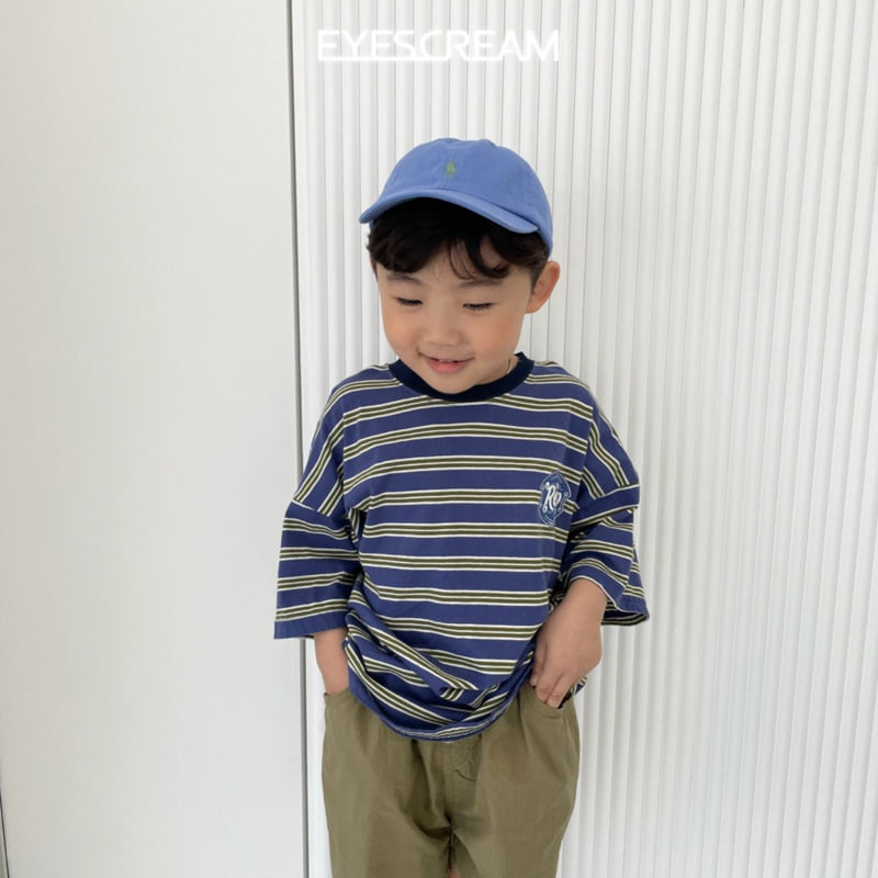 Eyescream - Korean Children Fashion - #todddlerfashion - Lenno Stripe Tee - 9