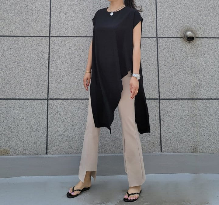 Gratia - Korean Women Fashion - #pursuepretty - Unbalance Long Blouse - 10