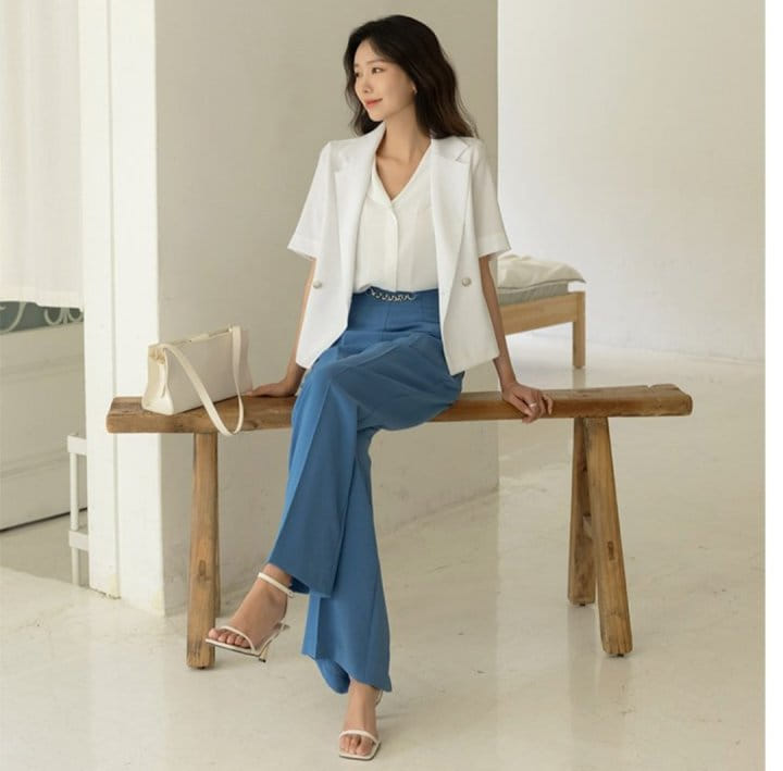 Gratia - Korean Women Fashion - #restrostyle - Chelly Pants - 6