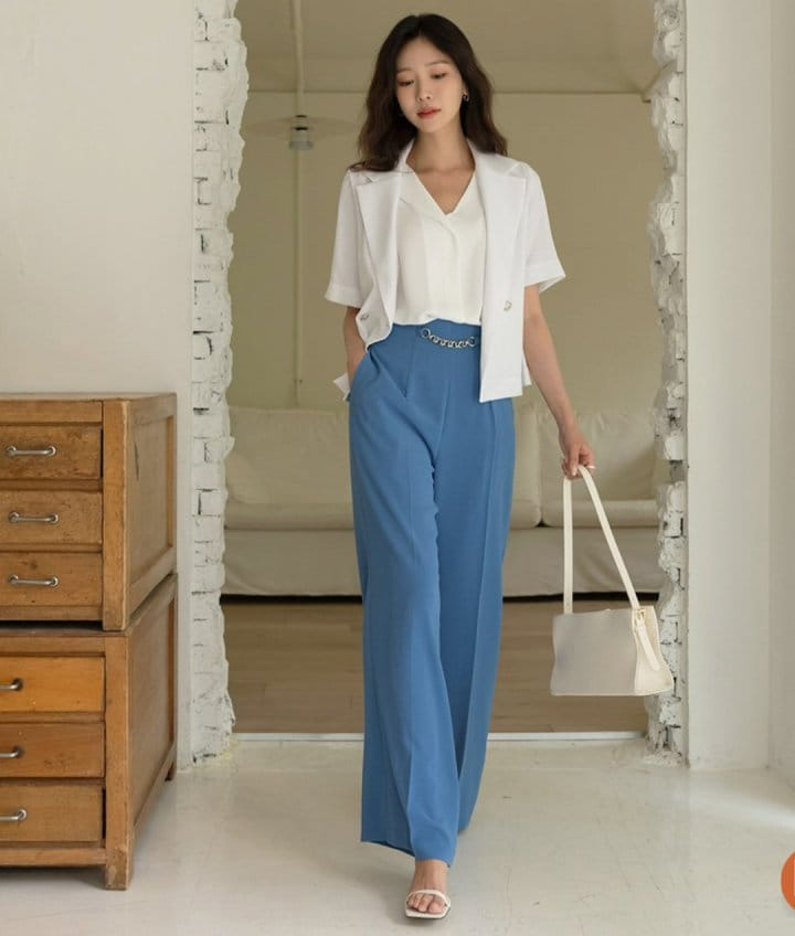 Gratia - Korean Women Fashion - #vintageinspired - Chelly Pants - 4