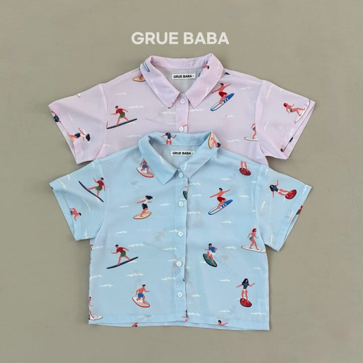 Grue Baba - Korean Children Fashion - #Kfashion4kids - Surfing Shirt