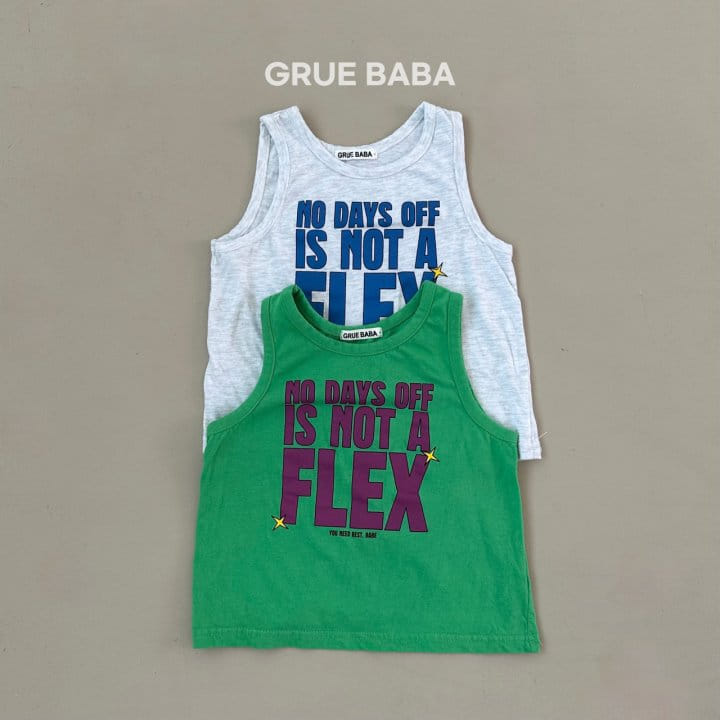 Grue Baba - Korean Children Fashion - #childofig - Flex Sleevelss Tee - 2