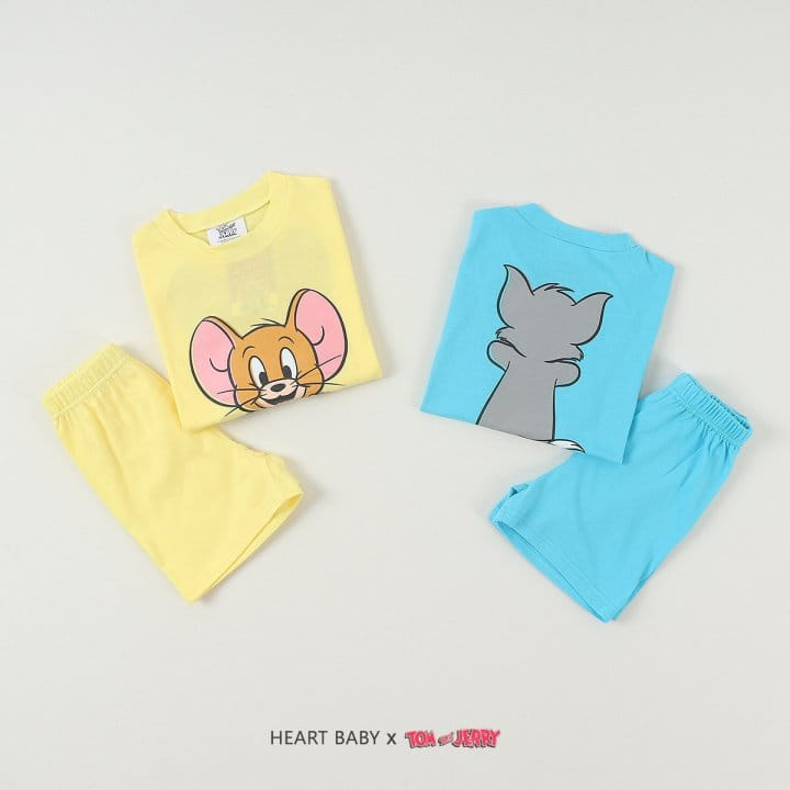 Heart Baby - Korean Children Fashion - #designkidswear - T J Peekaboo Top Bottom Set - 7