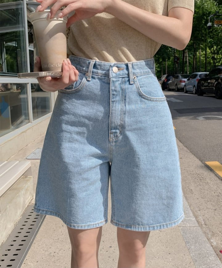 I'm here - Korean Women Fashion - #womensfashion - 305 Denim Shorts - 4