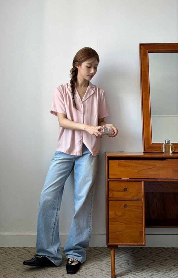 I'm here - Korean Women Fashion - #momslook - 582 Summer Straight Denim Pants - 5