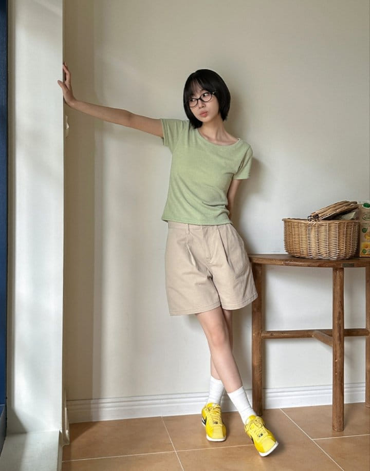 I'm here - Korean Women Fashion - #momslook - 336 Bio Pintuck C Pants - 3