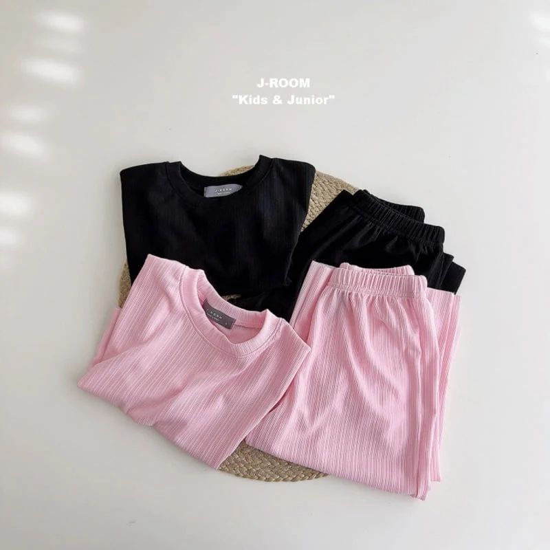 J-Room - Korean Children Fashion - #fashionkids - Dekki Crop Pleats Set