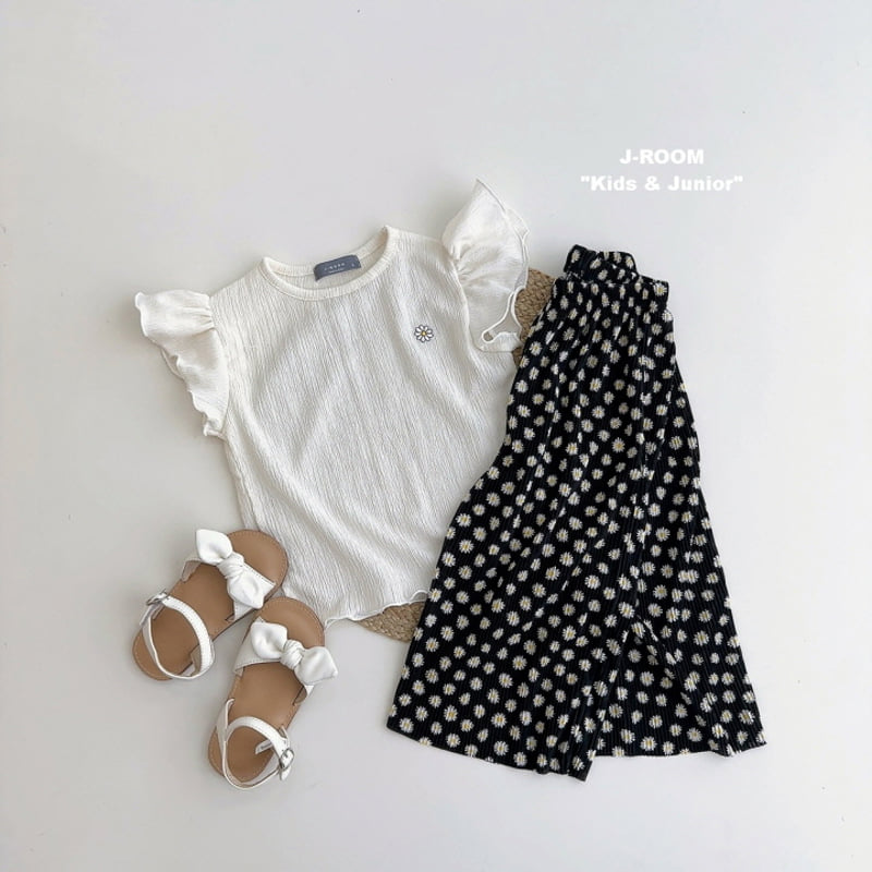 J-Room - Korean Children Fashion - #littlefashionista - Wing Shirring Tee - 7