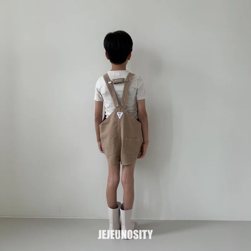 Jejeunosity - Korean Children Fashion - #Kfashion4kids - Cotton Very Short Overalls - 7