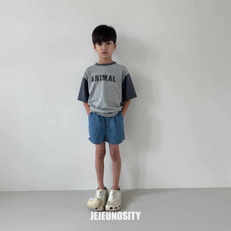 Jejeunosity - Korean Children Fashion - #childrensboutique - Denim Half Pants - 10