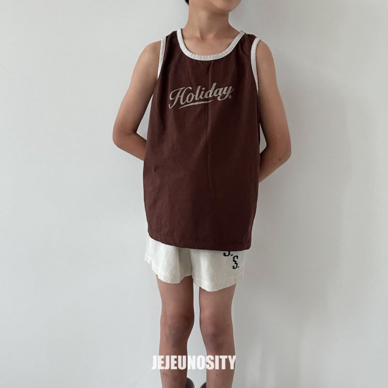 Jejeunosity - Korean Children Fashion - #littlefashionista - Holiday Sleeveless Tee - 4