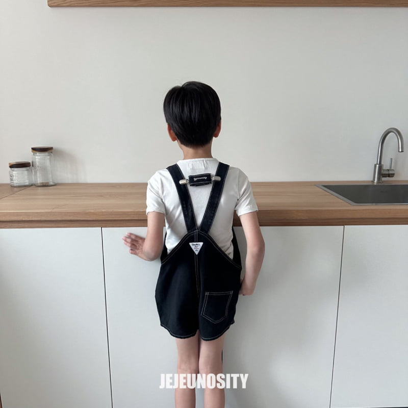 Jejeunosity - Korean Children Fashion - #minifashionista - Cotton Very Short Overalls - 10