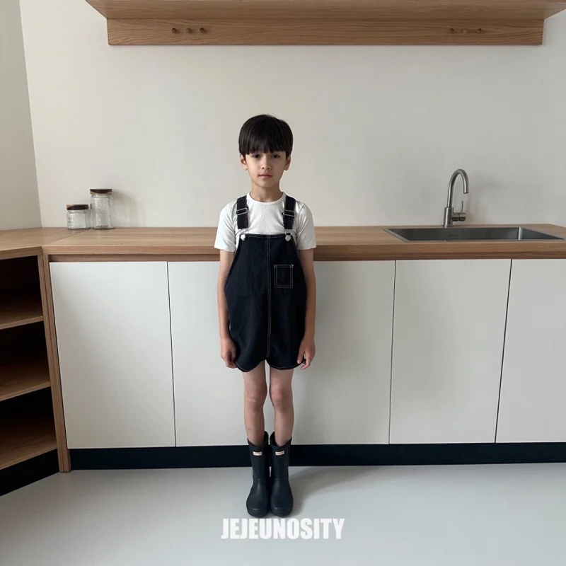 Jejeunosity - Korean Children Fashion - #prettylittlegirls - Cotton Very Short Overalls - 11