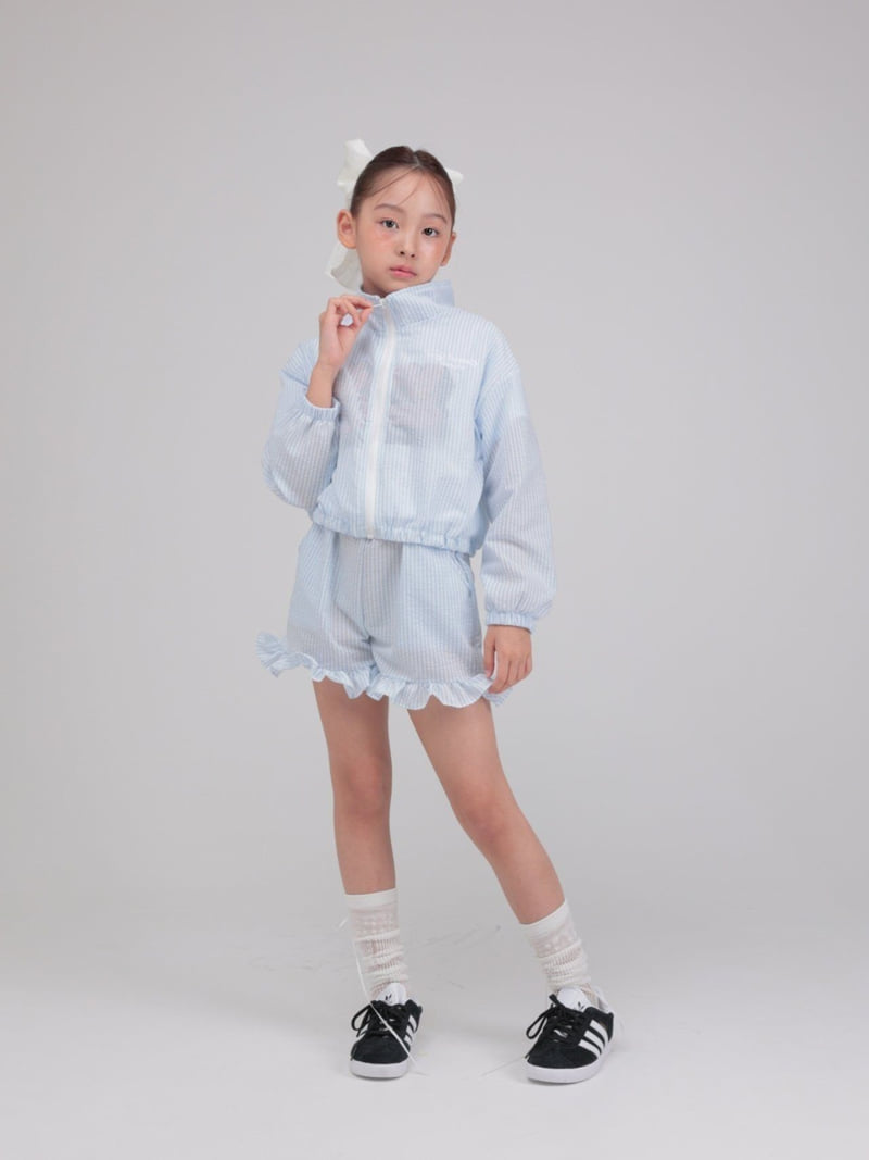 Jermaine - Korean Children Fashion - #designkidswear - Lovely Embroidery Zip-up