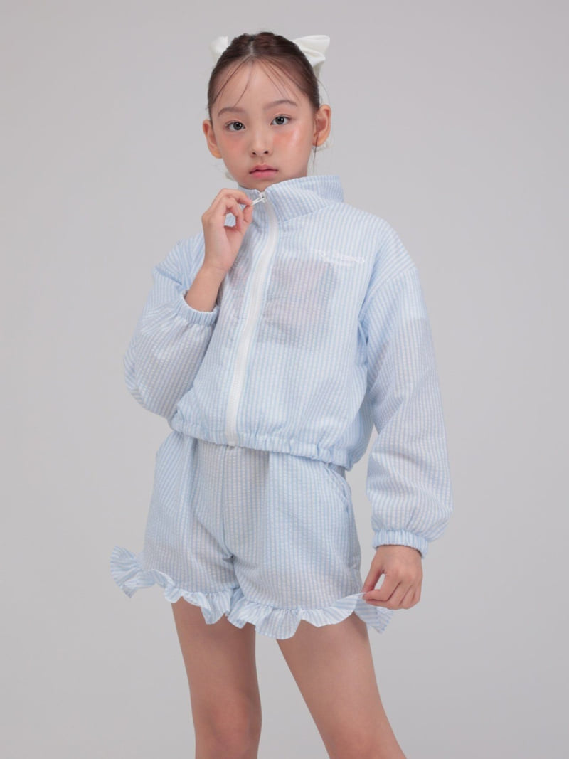 Jermaine - Korean Children Fashion - #fashionkids - Lovely Embroidery Zip-up - 4