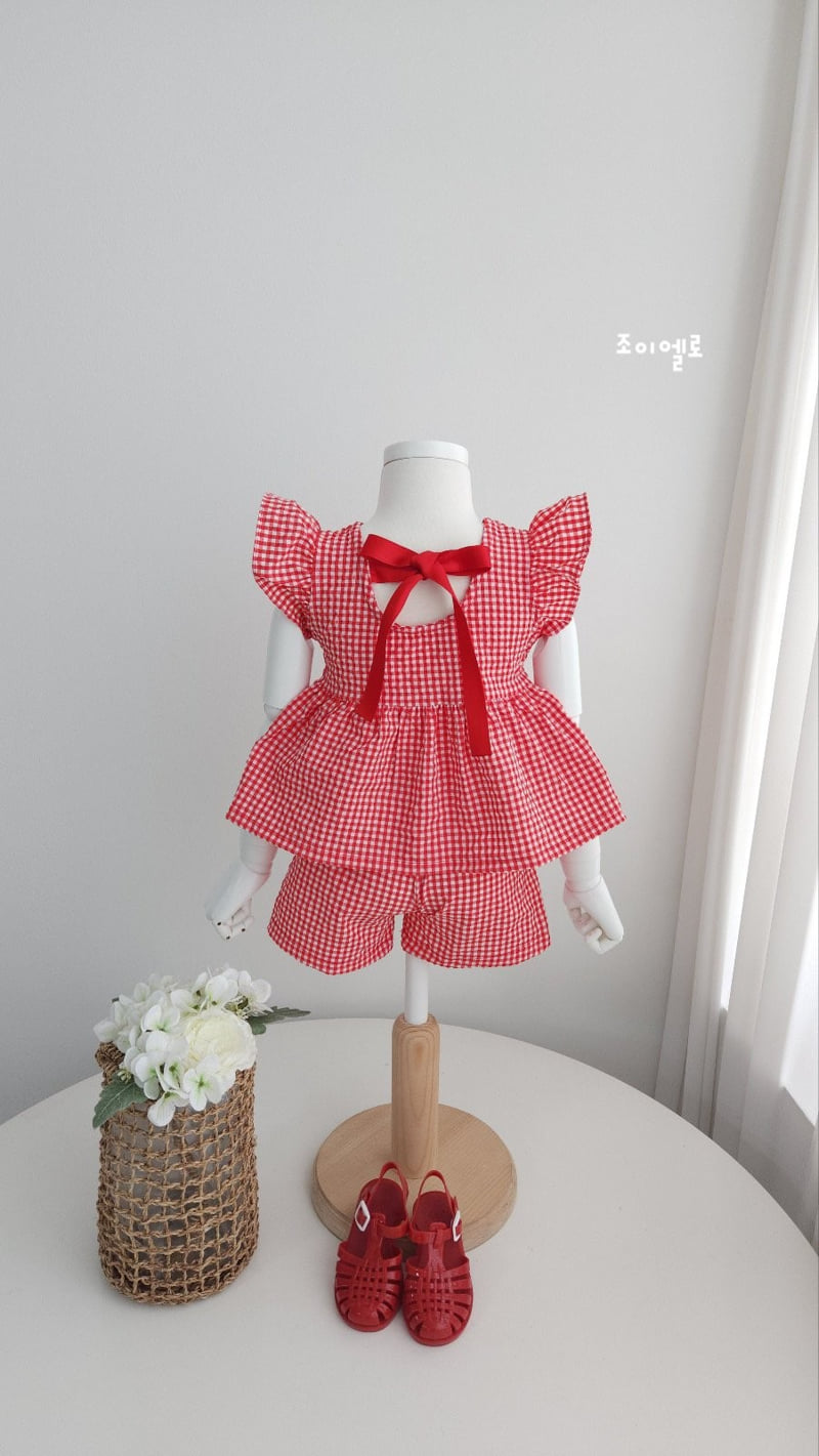 Joy Ello - Korean Children Fashion - #childofig - Check Butterfly Set - 7