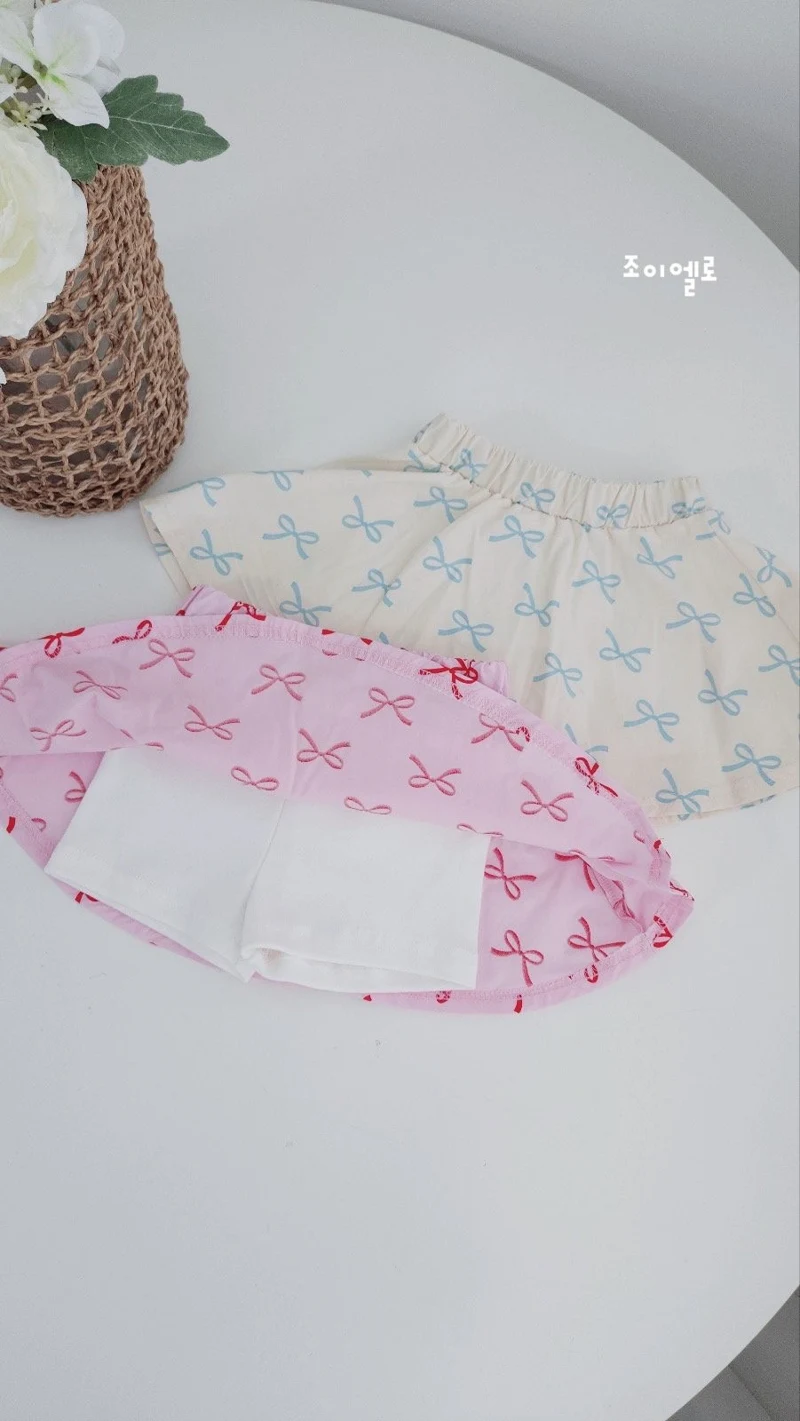 Joy Ello - Korean Children Fashion - #childofig - Ribbon Hull Skirt Leggings - 5