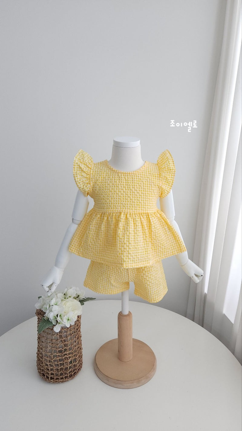 Joy Ello - Korean Children Fashion - #childrensboutique - Check Butterfly Set - 8