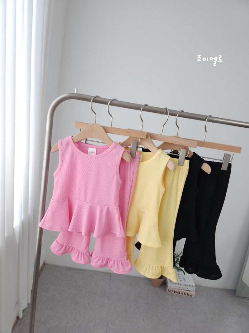 Joy Ello - Korean Children Fashion - #childrensboutique - Sleeveless Hull Set