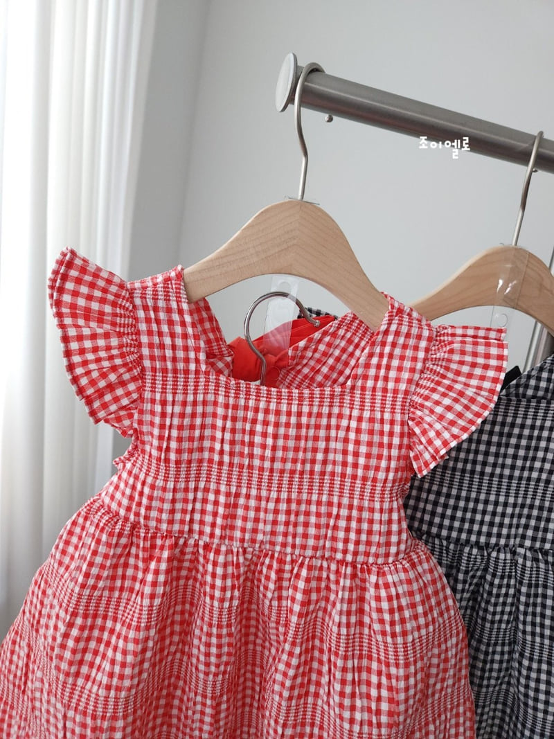 Joy Ello - Korean Children Fashion - #kidsshorts - Summer Check One-piece