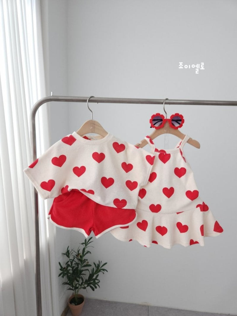 Joy Ello - Korean Children Fashion - #kidzfashiontrend - Towel Heart Set